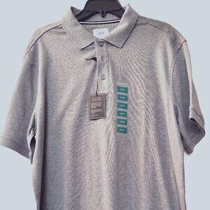 BERKLEY JENSON GREY POLO NWT LARGE